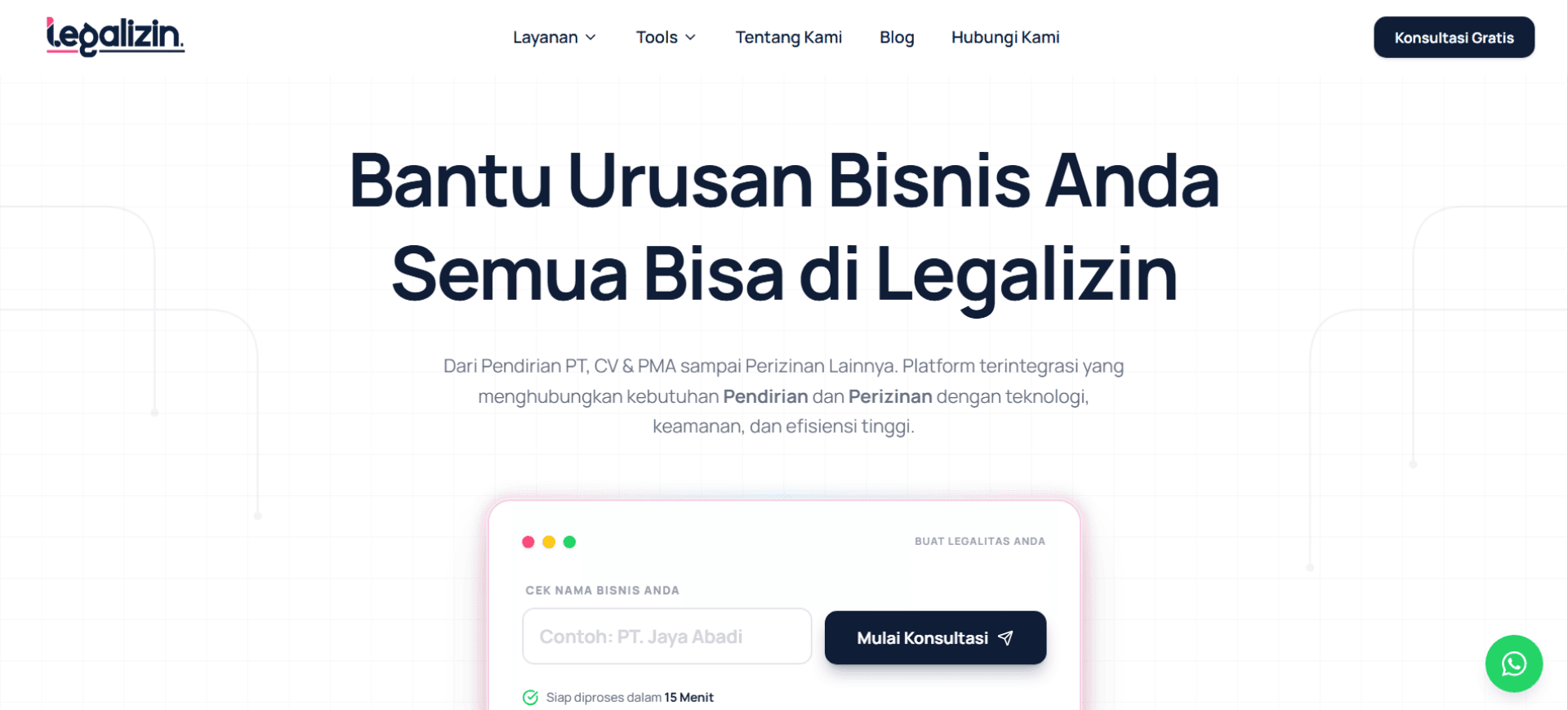 Legalizin.com Platform